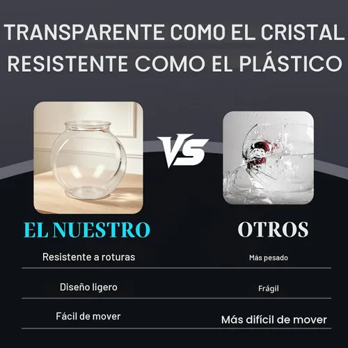 Vista 6 de Koller Products Pescadera ovalada de plástico de 1 galón, tanque de peces temporal para Betta Guppy Tetra Zebrafish Camarones, freír, aislamiento
