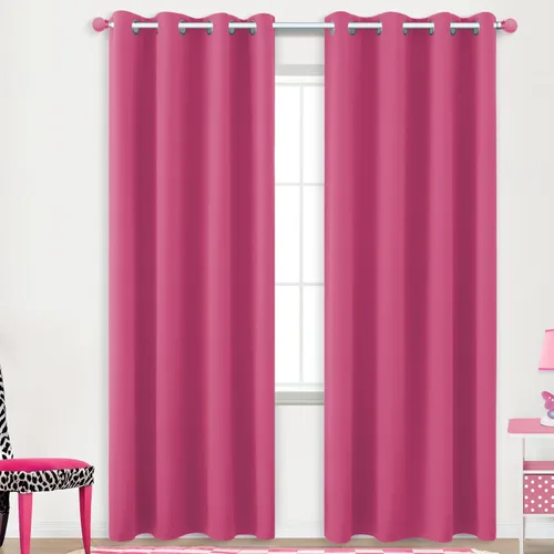 Vista 196 de KOUFALL Cortinas de Baño Aqua para Ventana, Juego de 2 Paneles Decoración Costera Cortinas Cortas Opacas para Ventana Pequeña de Cocina Puerta