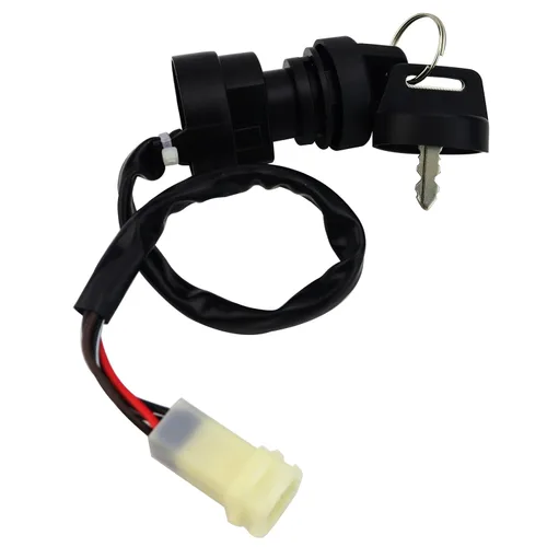 Vista 8 de Motor de arranque, relé solenoide e interruptor de encendido para Yamaha Champ 100 1987-1991 Badger 80 1985-1994 55X-81800-51-00 65X-81880-50-00