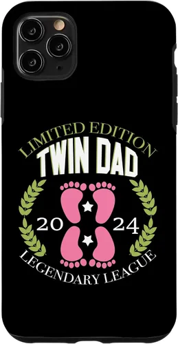 Vista 11 de Funda para iPhone 13 Pro Max Edición Limitada Orgullosa Twin Dad Life Legendary League Girl Case