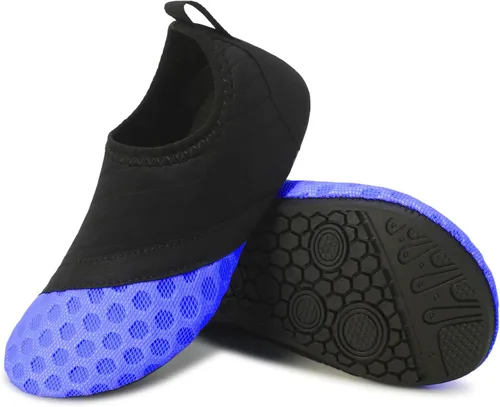 Vista 3 de JIASUQI - Zapatos deportivos acuáticos de verano para niños y niñas, calcetines acuáticos para ir a la playa y la piscina