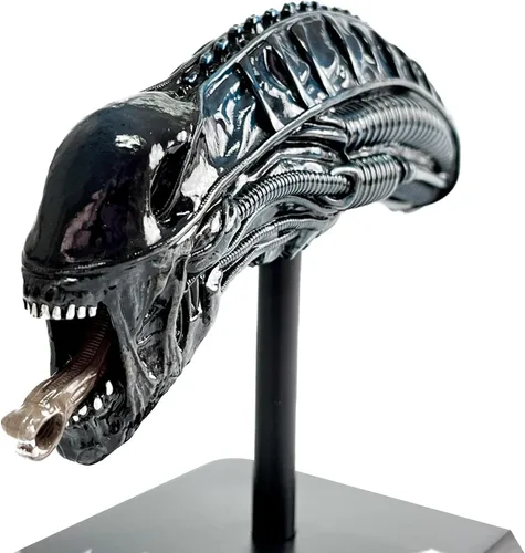 Vista 8 de Hero Collector Eaglemoss Alien: Xenomorph Head Prop Réplica Museo de la película Alien & Depredador Replica