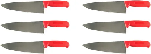 Vista 10 de Cuchillo de chef de 8 pulgadas, elige tu color, cubiertos de cocina comercial afilados de afeitar, cuchillos de cocina (verde)