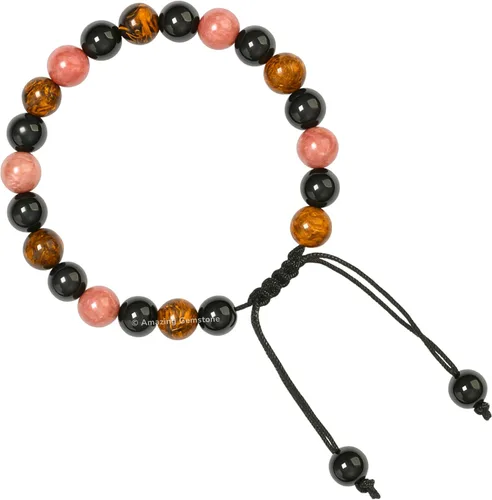 Vista 3 de Pulsera del zodiaco de cristales curativos