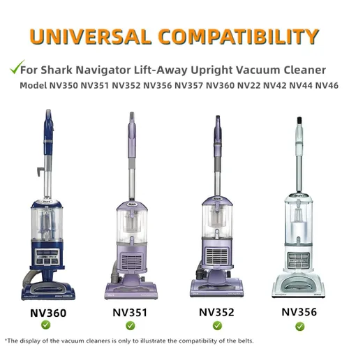 Vista 6 de JEDELEOS Correa de repuesto para Shark Navigator NV350 NV351 NV352 NV355 NV356 NV356E NV357 NV42 NV22 UV440 Lift-Away Aspiradora vertical, repuesto
