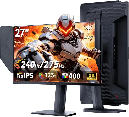 Vista 26 de KTC M27P6S Monitor para juegos mini LED 4K de 27 pulgadas, modo dual de Blanco