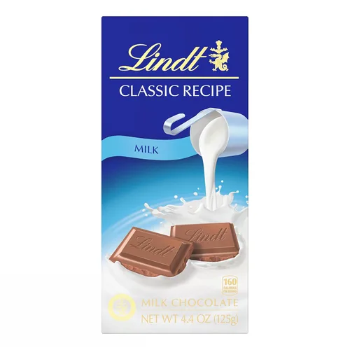 Vista 9 de Lindt CLASSIC RECETE Barra de caramelo de chocolate con leche, 4.4 onzas, paquete de 12