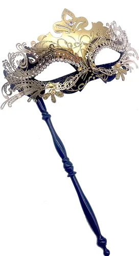 Vista 14 de Máscara veneciana para mujeres y hombres, para fiesta de disfraces, baile de graduación, Halloween, Mardi Gras
