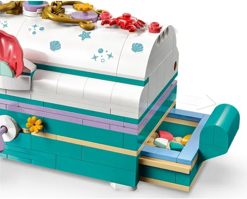 Vista 5 de Lego 43229 Cofre del tesoro de la Sirenita Ariel