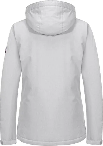 Vista 2 de Little Donkey Andy Chaqueta impermeable de esquí y snowboard para mujer, abrigo cálido resistente al viento con capucha desmontable
