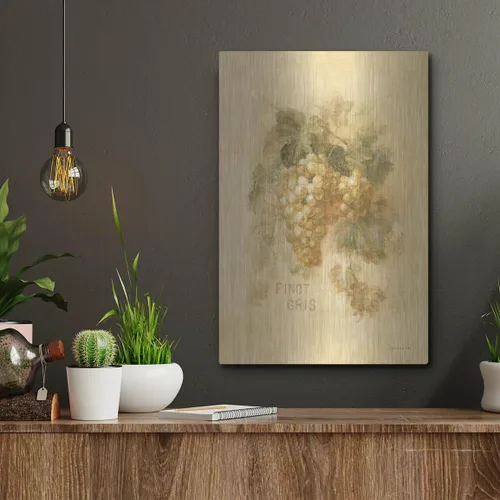 Vista 9 de Pinot Gris' by Danhui Nai Metal Wall Art, 12" x 16