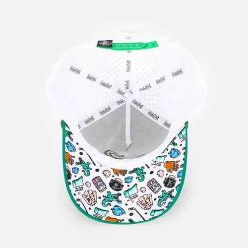 Vista 2 de GORRO Gilmore Alligator Blanco, Blanco