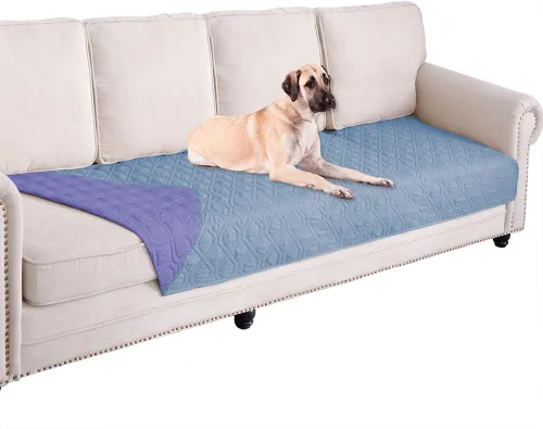 Vista 95 de Ameritex Manta Impermeable Reversible Cubierta para Cama de Perro Manta para Mascotas para Muebles Cama Sofá Sillón