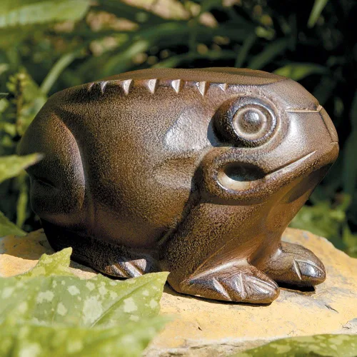 Vista 2 de Achla Designs Rana, Estatua de animales de jardín