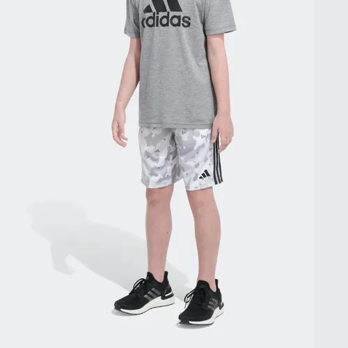 Vista 3 de adidas Pantalones cortos de camuflaje con cintura elástica Aeroready para niños