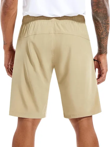 Vista 2 de Pantalones cortos de ciclismo de montaña para hombre, acolchados 3D, holgados, de secado rápido, ligeros, para ciclismo