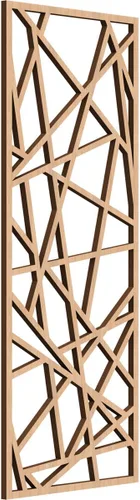 Vista 78 de Conway Paneles de pared decorativos de madera con calado, 9 3/8 pulgadas de ancho x 24 3/8 pulgadas de alto x 1/4 de alto, aliso