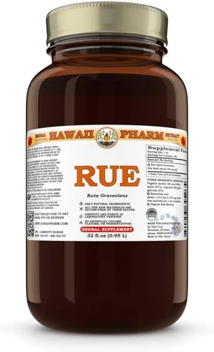 Vista 8 de Hawaii Pharm Rue (Ruta graveolens) Extracto líquido, tintura, suplemento de hierbas, fabricado en EE. UU., 2 onzas líquidas