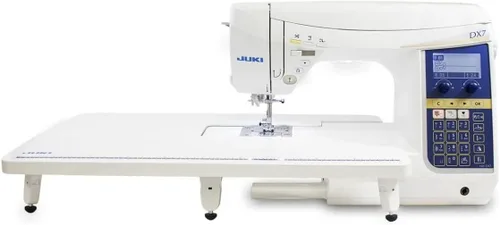 Vista 3 de Juki Máquina de coser HZL-DX7 con 287 patrones de puntada y 4 fuentes