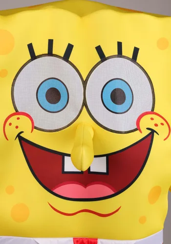 Vista 5 de Disfraz Deluxe Adulto de SpongeBob Multicolor