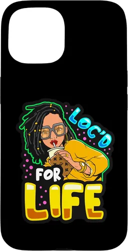 Vista 6 de Loc'd for Life Funny Locs Black Queen Dreadlocks Women Girls Case for iPhone 17