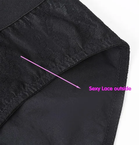 Vista 6 de Correa en arnés ropa interior bragas más tamaño, encaje sin tirantes arnés Boxer ropa