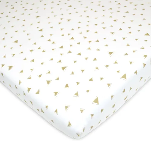 Vista 10 de American Baby Company - Sábana bajera ajustable de tejido de punto suave y transpirable 100% algodón, sábanas de practicuna, Azul