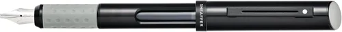 Vista 4 de Sheaffer Pluma de caligrafía negra con punta media y ribete negro