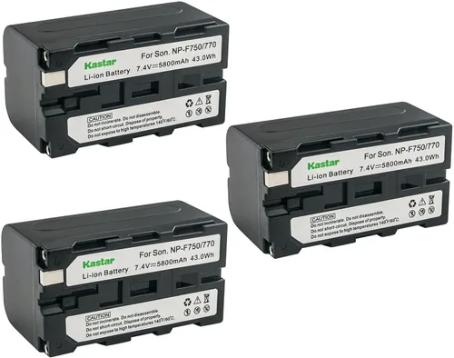 Vista 4 de Kastar Paquete de 1 batería NP-F770 de 7.4 V 5800 mAh de repuesto para HVR-Z7 HVR-AU1 HXR-MC1500 HXR-MC2000 HXR-MC2500 HXR-NX100 HXR-NX3 HXR-NX5