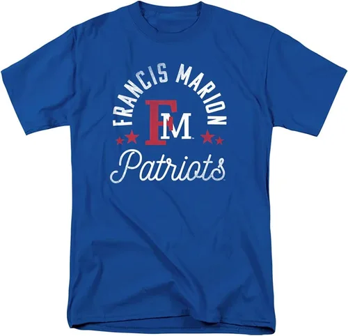 Vista 181 de Collegiate Distressed Mascot Unisex Adult T Shirt Collection 3 Universidad de Adelphi