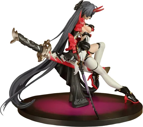 Vista 5 de Honkai Impact Raiden Mei 9.8 pulgadas en detallada, bonita figura decorativa coleccionable