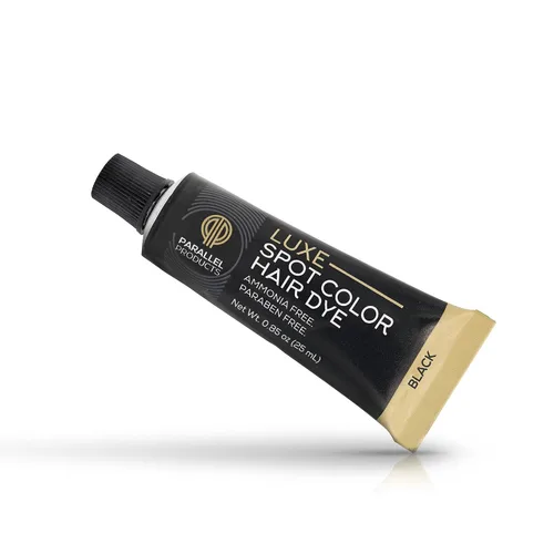 Vista 2 de Parallel Products - Luxe Color (negro) - Tinte para el cabello crema - 0.8 fl oz - Tinte para colorear manchas profesional - Cubre el cabello gris