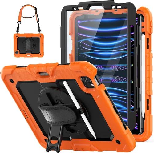 Vista 11 de HXCASEAC Funda para iPad Pro de 11 pulgadas (2022/2021/2020/2018) a prueba