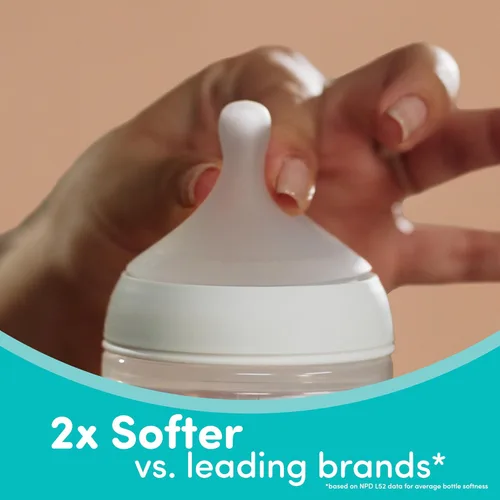 Vista 3 de NUK Perfect Match - Tetilla de silicona suave de flujo medio con ventilación anti-cólico, paquete de 2, libre de BPA