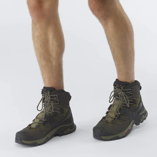 Vista 12 de Salomon Quest 4D GTX - Botas de mochilero para hombre, color olivaoscuro