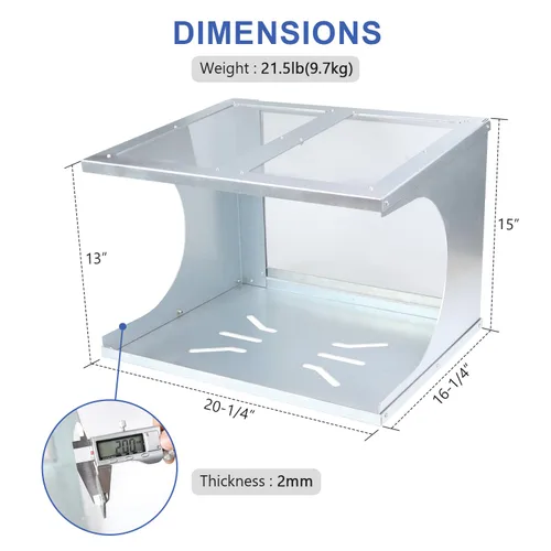 Vista 2 de SCOTTCHEN Banco amoladora de ojos cerrado, protector de seguridad universal para chispas y polvo, 1 paquete