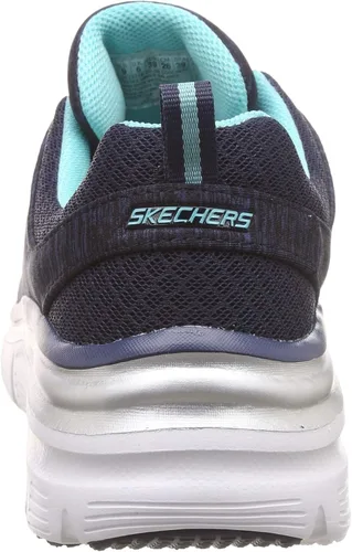 Vista 3 de Skechers moda ajuste hasta un nivel de mujeres resbalón en zapatillas