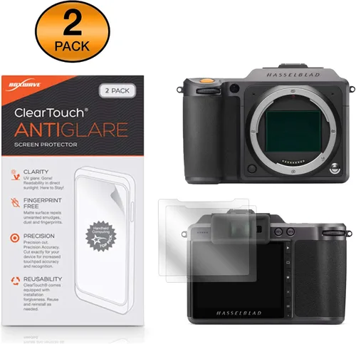 Vista 2 de BoxWave Protector de pantalla compatible con Hasselblad X1D II 50c – ClearTouch Anti-reflejo (paquete de 2), antihuellas mate