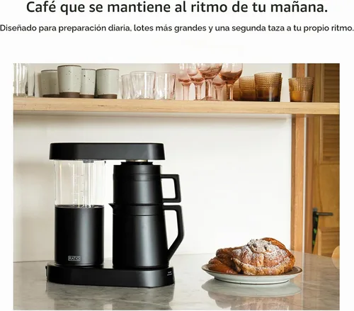 Vista 14 de Ratio Six Series 2 - Cafetera de goteo, jarra térmica de 8 tazas Negro