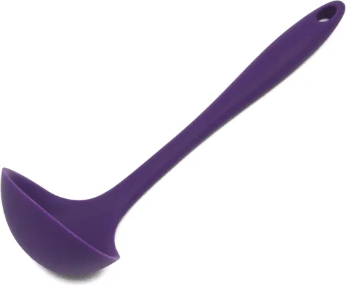 Vista 15 de Chef Craft - Cucharón de silicona de primera calidad, 11.25 pulgadas, negro