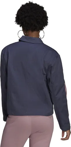 Vista 2 de adidas Chaqueta Tiro Cargo para mujer, Azul marino sombra