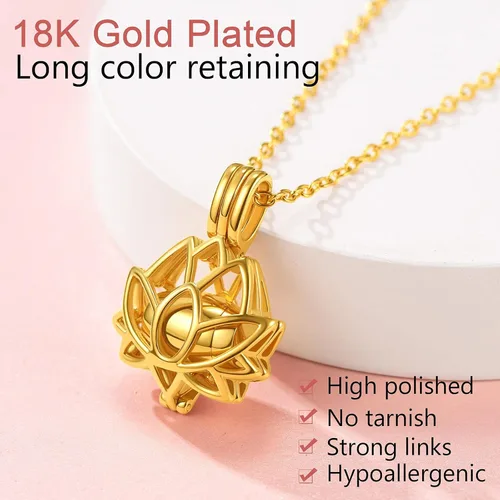 Vista 18 de FindChic Collares personalizados con urna para cenizas, barra vertical, gato, luna, reloj de arena, garra de perro, acero inoxidable, chapado en oro