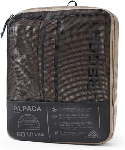 Vista 6 de Gregory Bolsa de lona Alpaca Adventure, marrón (Mesa Brown), 60L US