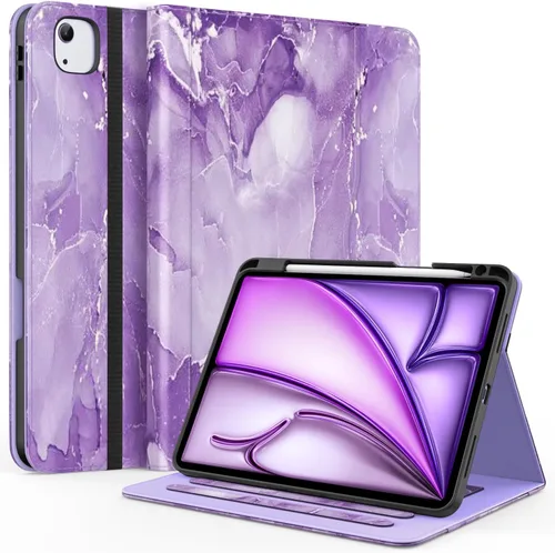 Vista 49 de Zonefoker Fundas para iPad de 6ª generación 2018/2017, iPad Air 2 2014 #02 Mármol Rosa