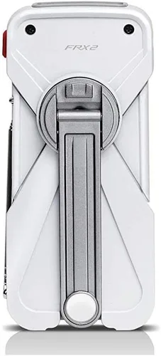 Vista 4 de Cargador Eton para teléfonos inteligentes, con alimentación múltiple, con radio y alerta climática, linterna, todo en uno, FR1 ARCFRX2WXW Blanco
