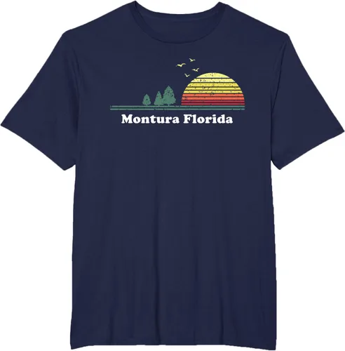 Vista 19 de Vintage Montura, Florida Sunset - Camiseta con impresión de recuerdo