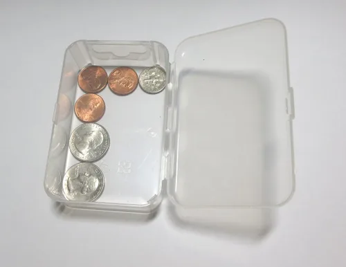 Vista 3 de Maymom, caja de plástico con tapa, tamaño pequeño, para piezas pequeñas, artesanías, abalorios, piezas de joyería y relojes