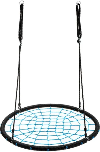 Vista 3 de Wonline Columpio para árbol de telaraña de 40 pulgadas, capacidad de peso de 330 libras, columpio de red para interiores y exteriores para niños