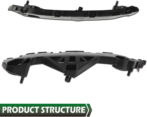Vista 9 de GRAND ORANGE Juego de retenedores de parachoques compatible con Mazda 3 y 3 Sport 2010-2013 Kit de soporte de parachoques delantero de 2 piezas