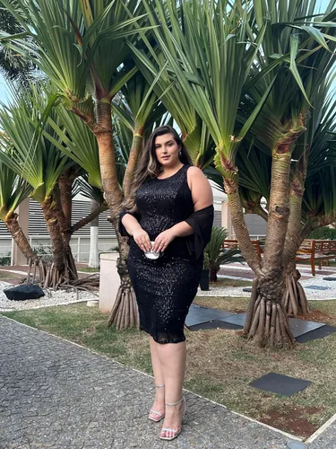 Vista 6 de Hanna Nikole Vestido formal para mujer, 2 piezas, vestido de fiesta de noche con lentejuelas para madre de la novia con chaqueta de gasa